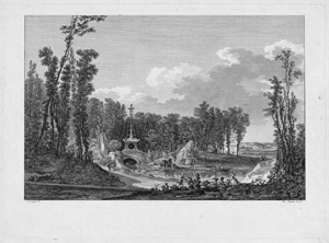 Lot 5541, Auction  111, Saugrain, Elise, Die Chinesische Brücke von Bagatelle