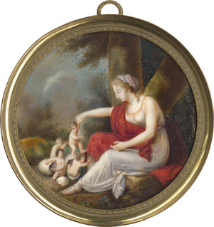 Lot 6876, Auction  111, Carbonnet, Jean-Baptiste, Arkadische Landschaft mit mythologischer Frauengestalt