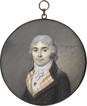 Lot 6882, Auction  111, Noireterre, Marie Thérèse de, Bildnis eines Herrn im grauen Samtrock