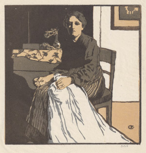 Lot 7329, Auction  111, Orlik, Emil, Näherin