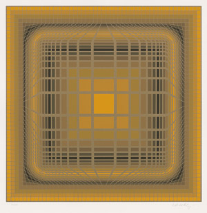 Lot 7445, Auction  111, Vasarely, Victor, Geometrische Komposition