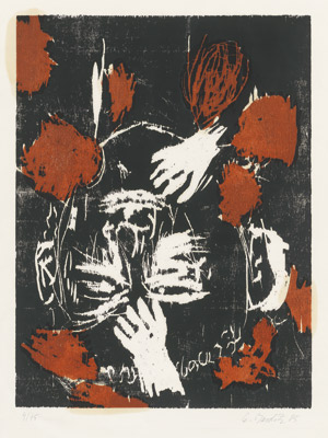 Lot 8078, Auction  111, Baselitz, Georg, Hand von oben und unten