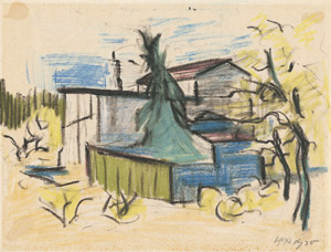 Lot 8284, Auction  111, Pechstein, Hermann Max, Gehöft