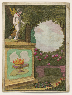 Lot 816, Auction  112, Was ich, seitdem uns Amors Band vereinigte, Klapp- und Transparentbillet