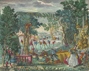 Lot 845, Auction  112, Engelbrecht, Martin, Präsentation der vier Jahreszeiten