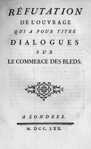 Lot 1453, Auction  112, Morellet, André, Réfutation de l’ouvrage qui a pour titre 