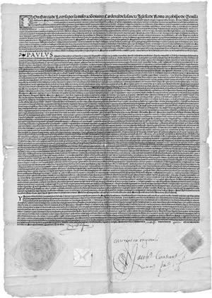 Lot 1751, Auction  112, Bula de cruzada,  Nos Don Garcia de Loaysa 