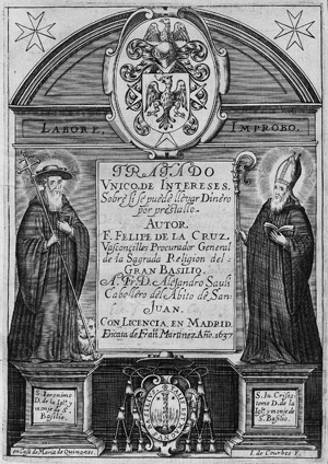 Lot 1817, Auction  112, Cruz Vasconcillos, Felipe de la, Tratado unico de intereses sobre si se puede llevar dinero por prestallo