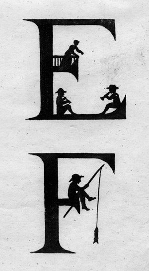 Los 2219 - Schopenhauer, Adele - Silhouetten zu einem Rätsel-Alphabet - 0 - thumb