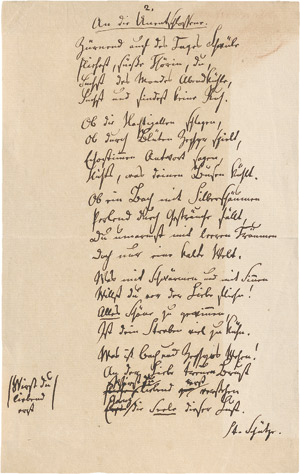 Lot 2366, Auction  112, Schütze, Johann Stephan, 3 Autographen