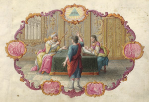 Los 2457 - Stammbuch - Johann Friedrich Hänel - 1 - thumb