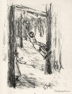 Lot 3320, Auction  112, Fontane, Theodor und Liebermann, Max, Effi Briest. Lithos von Liebermann