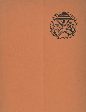 Los 3587 - Staatliches Bauhaus - Satzungen des Staatlichen Bauhauses zu Weimar  - 0 - thumb