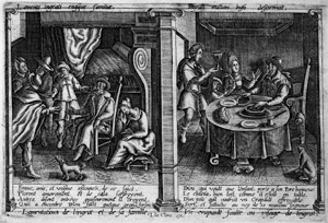 Lot 5214, Auction  112, Sadeler, Justus, Die Geschichte vom undankbaren Sohn