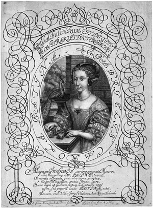 Lot 5220, Auction  112, Sandrart, Susanna Maria von, Bildnis der Gabrielle Charlotte Patin