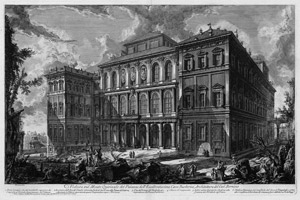 Lot 5335, Auction  112, Piranesi, Giovanni Battista, Veduta sul Monte Quirinale del Palazzo [...]