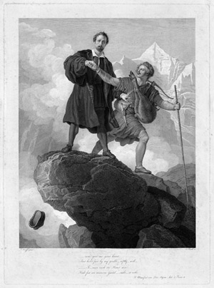 Lot 5430, Auction  112, Rahl, Carl Heinrich, Manfred auf der Felsenspitze