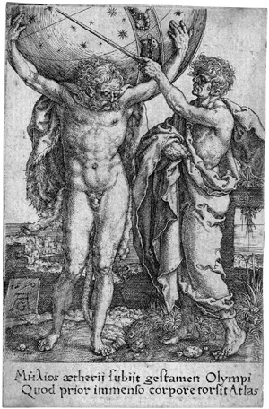 Lot 5478, Auction  112, Aldegrever, Heinrich, Herkules und Atlas