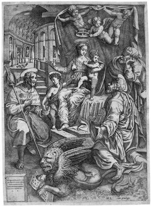 Lot 5513, Auction  112, Cartaro, Mario, Madonna mit Heiligen