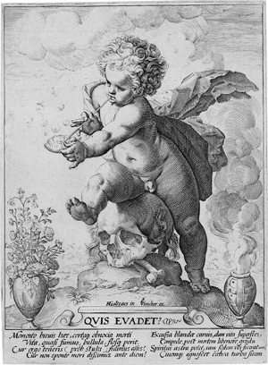 Lot 5554, Auction  112, Goltzius, Hendrick - Werkstatt, Allegorie der Vergänglichkeit (Quis evadet?)