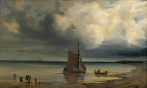 Lot 6118, Auction  112, Gudin, Théodore, Muschelsucher am Strand