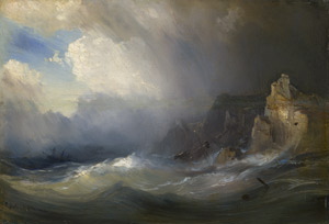 Los 6120 - Gudin, Théodore - Segelschiffe auf stürmischer See vor der Küste - 0 - thumb