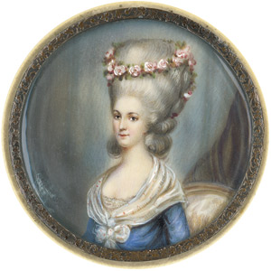 Lot 6918, Auction  112, Ducreux, Joseph - nach, Bildnis der Princesse de Lamballe (1749-1792) mit Rosengirlande im Haar 