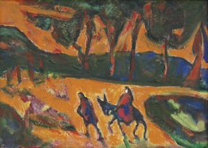 Lot 7075, Auction  112, Degner, Arthur, Flucht aus Ägypten