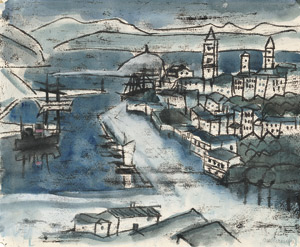 Lot 7212, Auction  112, Lange, Otto, Stadt am Meer