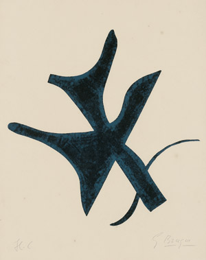 Lot 8051, Auction  112, Braque, Georges, Si je mourais là-bas (Wenn ich dort stürbe)