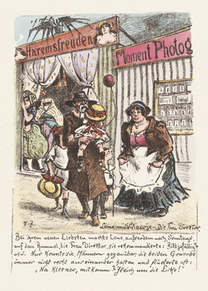 Lot 8363, Auction  112, Zille, Heinrich, Lene mit's Glasoje - Die Frau Direktor