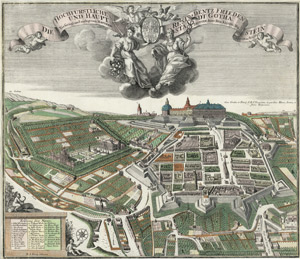 Lot 166, Auction  113, Seutter, Matthäus, Die Hochfürstliche Residentz Friedenstein und Hauptstadt Gotha