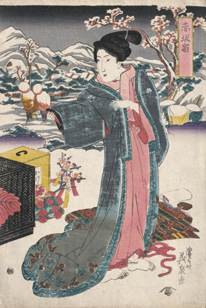 Lot 324, Auction  113, Bijin-ga, 35 japanische Farbholzschnitte.