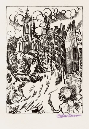 Lot 3370, Auction  113, Meidner, Ludwig, Septemberschrei