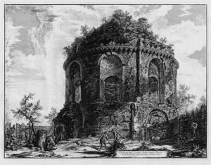 Lot 5349, Auction  113, Piranesi, Giovanni Battista, Veduta del Tempio detto della Tosse 