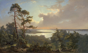Lot 6125, Auction  113, Riefstahl, Wilhelm Ludwig Friedrich, Am Jasmunder Bodden auf Rügen