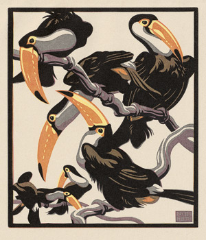 Lot 6353, Auction  113, Bresslern-Roth, Norbertine, Pfefferfresser