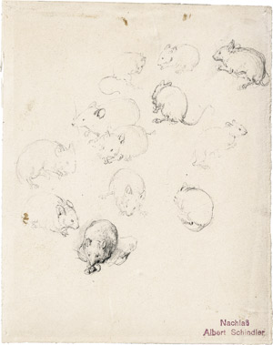 Lot 6387, Auction  113, Schindler, Albert, Maus mit Nuss und weitere Nager