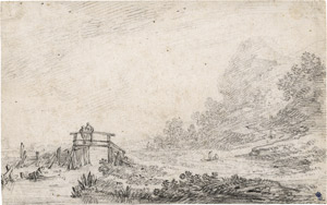 Lot 6657, Auction  113, Meer van Haarlem, Jan van der, Eine holländische Flachlandschaft