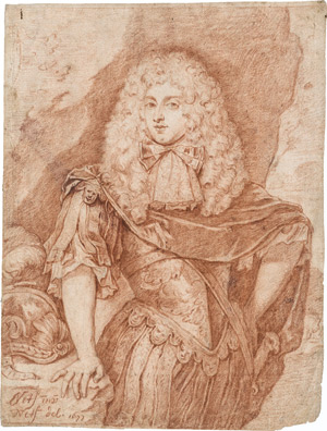 Lot 6658, Auction  113, Netscher, Theodorus, Bildnis eines jungen Feldherren
