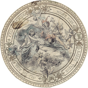 Lot 6963, Auction  113, Werner, Anton von, Allegorische Darstellung zum "Trompeter von Säckingen"