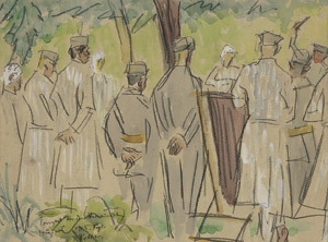 Lot 7256, Auction  113, Kother, Paul, Congreß vor drei Verwundeten