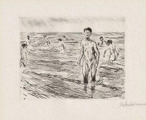 Lot 7276, Auction  113, Liebermann, Max, Badende Jungen 