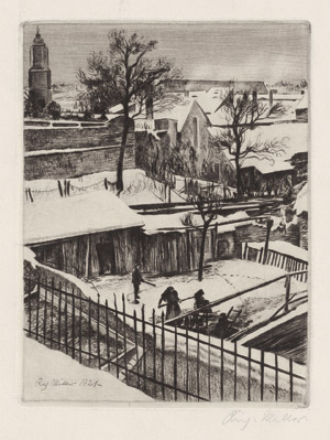 Lot 7332, Auction  113, Müller, Richard, Schneelandschaft 
