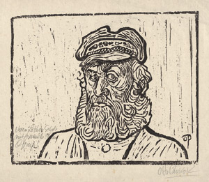 Lot 7355, Auction  113, Pankok, Otto, Selbst mit Mütze