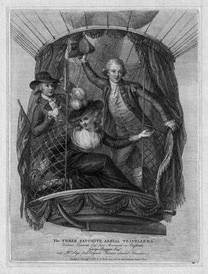 Lot 5421, Auction  114, Bartolozzi, Francesco, The Three Favorite Aerial Travellers