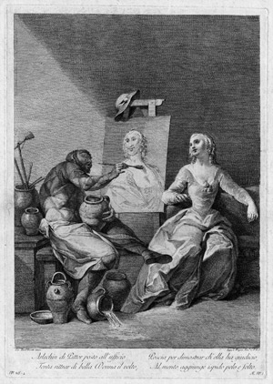 Lot 5422, Auction  114, Bartolozzi, Francesco, Arlechin di Pittor und Bella è costei