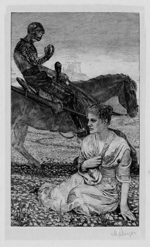 Lot 5612, Auction  114, Klinger, Max, Ritter Tod