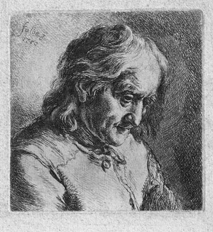 Lot 5699, Auction  114, Falbe, Joachim Martin, Brustbild eines alten Mannes, halb nach rechts