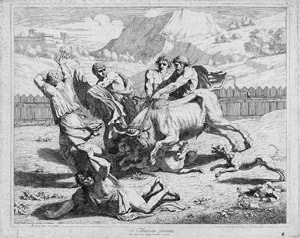 Lot 5708, Auction  114, Gagneraux, Bénigne, Le Taureau Furieux